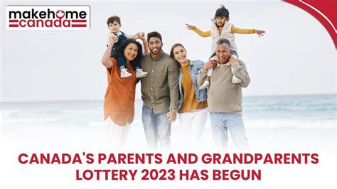 Canada’s Parents and Grandparents 2023 lottery has begun.